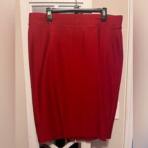 NWT Torrid Ponte Pencil Midi Skirt, sz 1